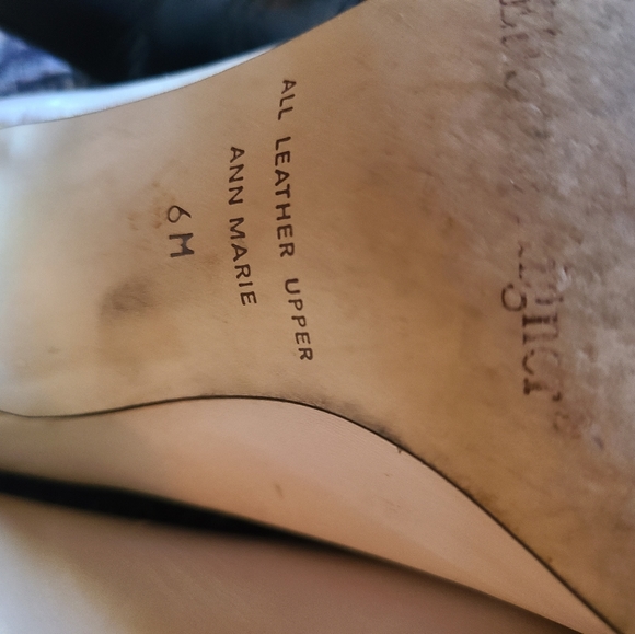 Sz 6 leather shoes - Picture 3 of 3